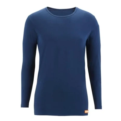 Abbildung von Bruno Banani WARM UP Langarm Unterhemd/shirt, Herren, Größe: Medium, Marine