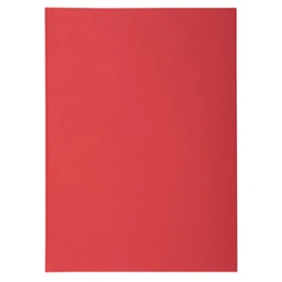 Abbildung von Exacompta 850012E Aktendeckel Packung (22 x 31cm, ideal zum Schutz Ihre Dokumente in Format DIN A4, 21 29,7 cm) 250er Pack rot