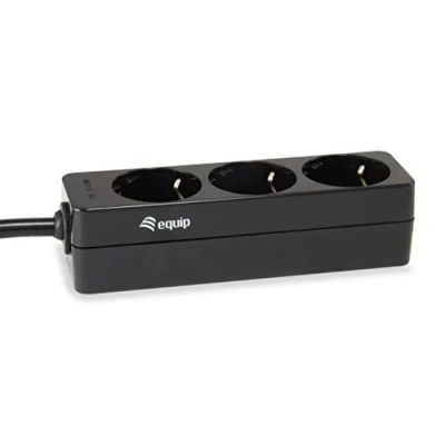 Abbildung von Equip 333280 Steckdosenleiste für USV 3fach Schuko 230V1,10m