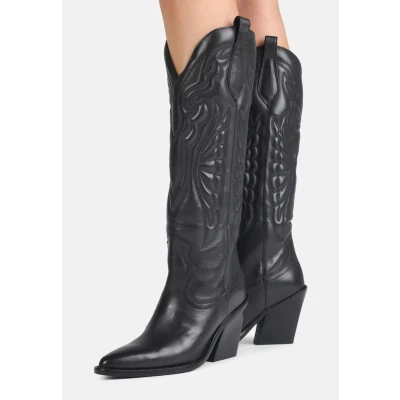 Abbildung von Bronx NEW KOLE Cowboy/Bikerboot, Damen, Größe: 36, Black Schuhe