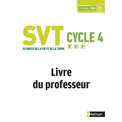 Abbildung von Sciences de la Vie et Terre Cycle 4 Livre du professeur 2017