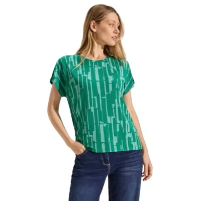 Abbildung von Street One Bedrucktes Tshirt print, Damen, Größe: XL, Grün