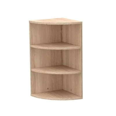 Abbildung von Mein Regal Standregal, Eckregal Corner 60 Natur 30x30x60 cm aus Holz 3 Fächer