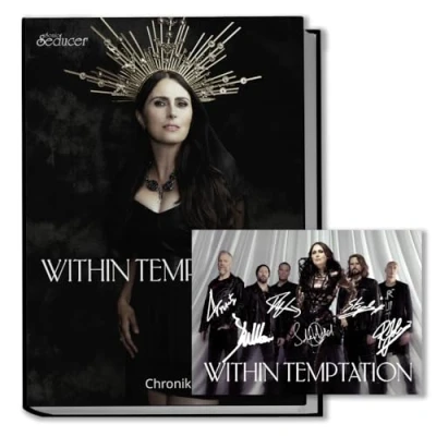 Abbildung von Sonic Seducer Within Temptation Chronik / Buch im Hardcover inkl. signierter Autogrammkarte (499 Exemplare Limited!): + Signierte Autokrammkarte, handnummeriert, auf 499 limitiert