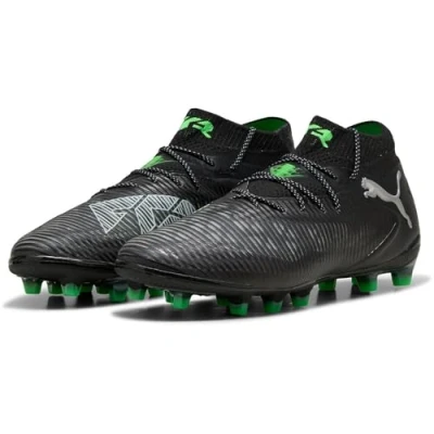 Abbildung von Puma Future 8 Ultimate AG Fußballschuh Nocken, Herren, Größe: 46, Black cool light gray fluo green Schuhe