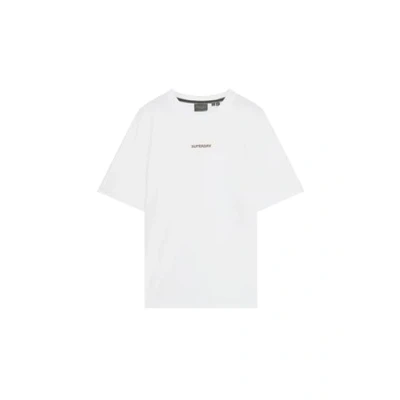 Abbildung von Superdry Micro LOGO Graphic Loose Tshirt basic, Herren, Größe: Large, Brilliant white
