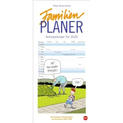 Abbildung von HEYE Wandkalender Butschkow: Familienplaner 2025