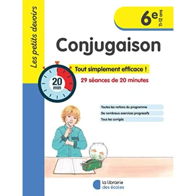 Abbildung von Les petits devoirs Conjugaison 6e: 29 séances de 20 minutes