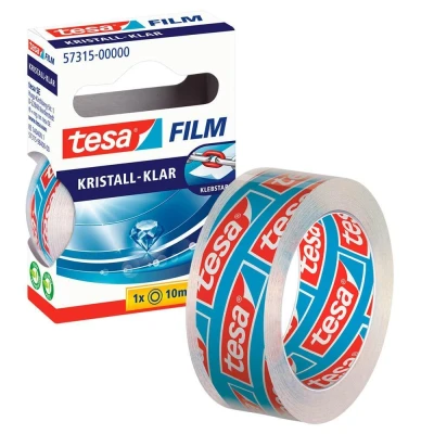 Abbildung von tesa Klebefilm 15 mm x 10 m kristall klar