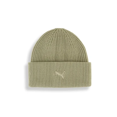 Abbildung von PUMA Wardrobe Essentials Chunky Mid Crown Beanie, Accessoires, Lux Army, OSFA