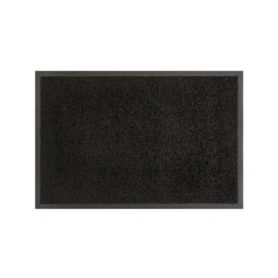 Abbildung von andiamo Fußmatte Verdi Schmutzfangmatte für den Hauseingang ideal als innen oder Fußabtreter im überdachten Außenbereich Fußabstreifer Haustür 40 x 60 cm Schwarz 2