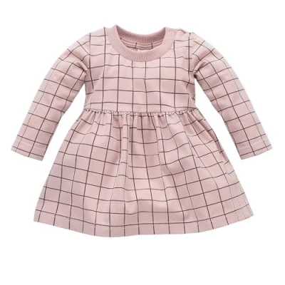 Abbildung von Pinokio Dress Romantic, 95% Cotton 5% Elastane, pink Checked, Girls 62 122 (92)