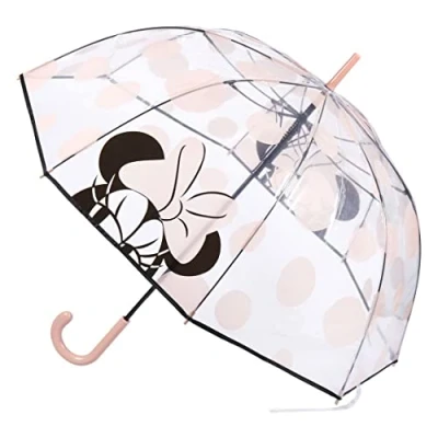 Abbildung von CERDÁ LIFE&#039;S LITTLE MOMENTS Paraguas Transparente Mujer de Minnie Mouse Licencia Oficial Disney, Mochila Unisex niños, Multicalor, Talla única
