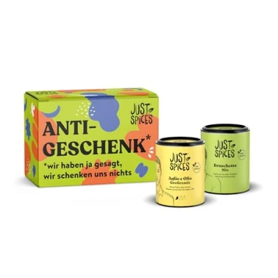 Abbildung von Just Spices Mitbringsel Geschenkbox I Geschenkset mit 2 Gewürzdosen Als kleines Dankeschön statt Blumen