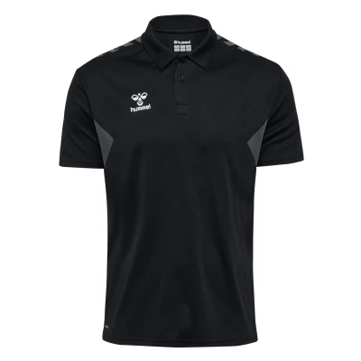 Abbildung von Hummel Lauthentic Functional Poloshirt, Herren, Größe: XXL, Black