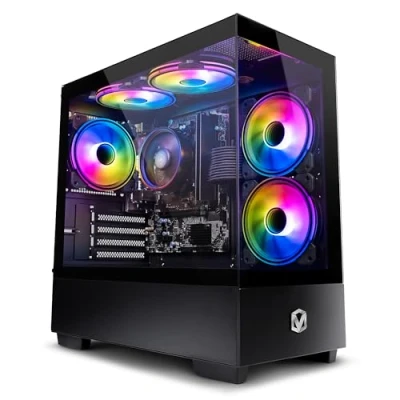 Abbildung von Vibox I 95 Gaming PC Quad Core AMD Ryzen 3200G 4GHz Radeon Vega 8 8GB RAM 480GB SSD Linux OS WiFi