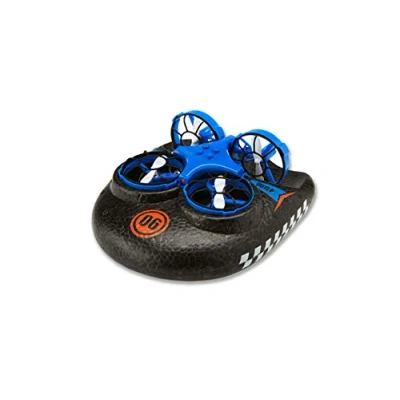 Abbildung von Amewi RC Boot Trix 3 IN 1 Drohne, Luftkissenfahrzeug blau