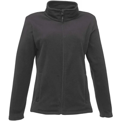Abbildung von Regatta Micro Fleecejacke für Damen mit durchgehendem Reißverschluss, Robbengrau, Größe 46.