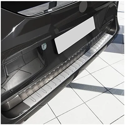 Abbildung von teileplus24 AL109 Ladekantenschutz Aluminium kompatibel mit Mercedes V Klasse Vito W447 2014 , Farbe:Silber