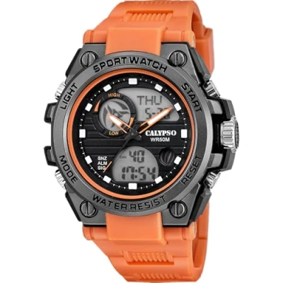 Abbildung von Calypso Uhr Für Herren K5854/2 Street Style Grau Silikon Case Band