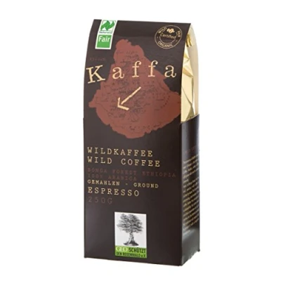 Abbildung von ORIGINAL FOOD Wildkaffee &quot;Kaffa&quot; Espresso, gemahlen (250 g), 10er Pack