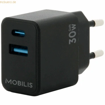 Abbildung von Mobilis Wall Charger 30W 1 USB A + C GaN