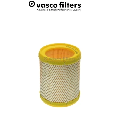 Abbildung von DAVID VASCO A452 Luftfilter 165 140, 116 rund Filtereinsatz mit integriertem Gitter PEUGEOT: 106 II Schrägheck, I 306 Schrägheck