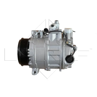 Abbildung von NRF EASY FIT 32256 Kompressor 7SEU17C 12 PAG 46 mit Kompressoröl, Dichtring MERCEDES BENZ: S Klasse Limousine, ML Klasse, E Limousine
