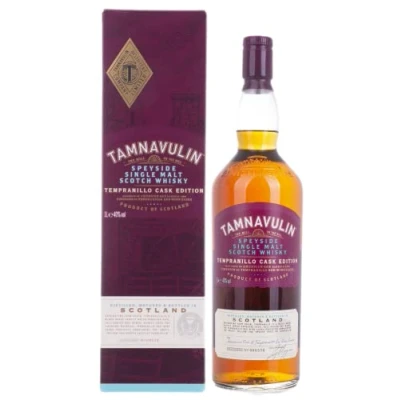 Abbildung von Tamnavulin TEMPRANILLO CASK Speyside Single Malt 40% Volume 1l in Geschenkbox Whisky