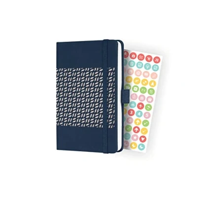 Abbildung von SIGEL J4204 Wochenkalender Jolie 2024, ca. A6, dunkelblau, Hardcover, Gummiband, Stiftschlaufe, Einstecktasche, 174 S., aus nachhaltigem Papier, Terminplaner