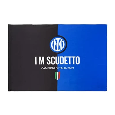 Abbildung von Inter Flagge I M Scudetto 20 21, Championi d&#039;Italia, 100 x 140 cm, Unisex Erwachsene, Schwarz/Blau, cm