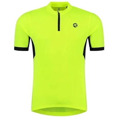 Abbildung von Rogelli Core Radtrikot Herren Fahrradtrikot Kurzarm Fluor/Schwarz Größe 3XL
