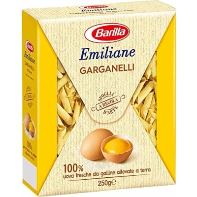 Abbildung von 5x Barilla Pasta all&#039;Uovo Emiliane Garganelli n 180 Nudeln mit ei 250g