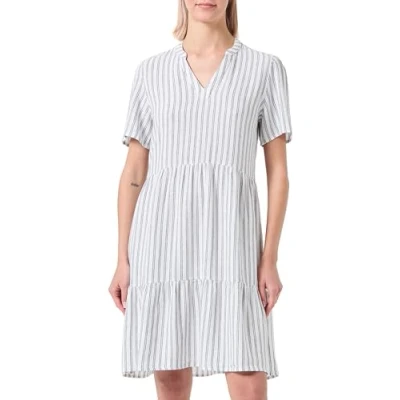 Abbildung von ONLY GLOCKENFÖRMIGES Normal Geschnitten Vausschnitt Freizeitkleid, Damen, Größe: Medium, Bright white