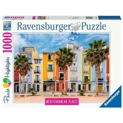 Abbildung von Ravensburger Puzzle 1000 Teile Mediterranean Spain Spanien 14977, Puzzleteile