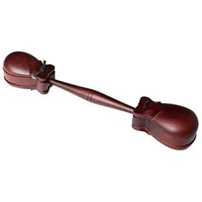 Abbildung von BSX 830422 Professional version Kastagnetten mit dual Griff Indisches Rosenholz