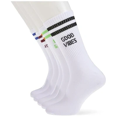 Abbildung von Jack &amp; Jones Jacstatement 5 PACK Socken, Herren, Größe: One Size, White