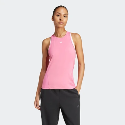 Abbildung von adidas Performance Designed Top, Damen, Größe: Large, Pink fusion