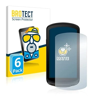 Abbildung von BROTECT Entspiegelungs Schutzfolie für Garmin Edge 1040 Solar (6 Stück) Matte Displayschutz Folie, Anti Reflex, Fingerprint