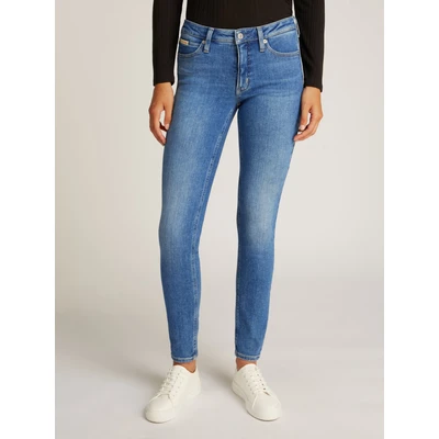 Abbildung von Calvin Klein Jeans MID RISE Skinny Fit, Damen, Größe: 26x32, Denim medium