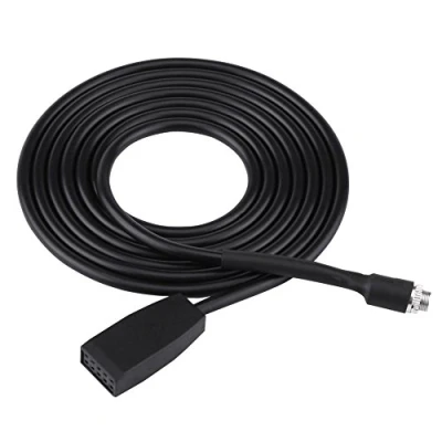 Abbildung von Keenso Auto Audio AUX Adapter Kabel, 3,5mm Weibliche Buchse Kabel für E46 CD Player nach 09/2002