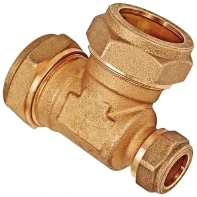 Abbildung von Klemmverschraubung für Kupferrohr alle Sorten Winkel Bogen Übergang T Stück ∅ 15 bis 28 mm &gt; reduziert Ø 28mm auf 15mm