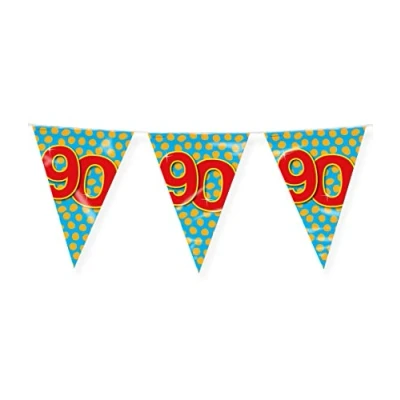 Abbildung von Flag Linie Singer 90 Jahre Party 10 Meter