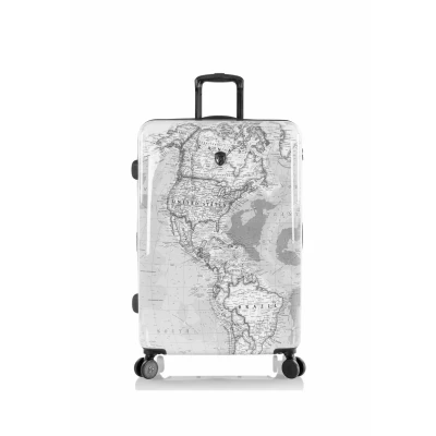 Abbildung von Heys Hartschalen Trolley &quot;Journey 3G schwarz/weiß, 76 cm&quot;, 4 Rollen, Koffer groß TSA Schloss Volumenerweiterung