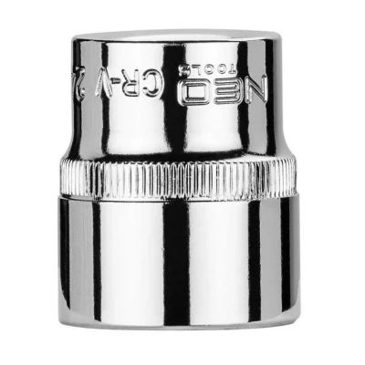 Abbildung von NEO TOOLS 08 024 Steckschlüsseleinsatz 1/2 3124 24 mm Chrom Vanadium Stahl SuperLock