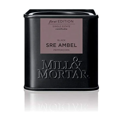 Abbildung von Mill &amp; Mortar Schwarzer Sre Ambel Pfeffer aus Kambodscha ganz 50 g