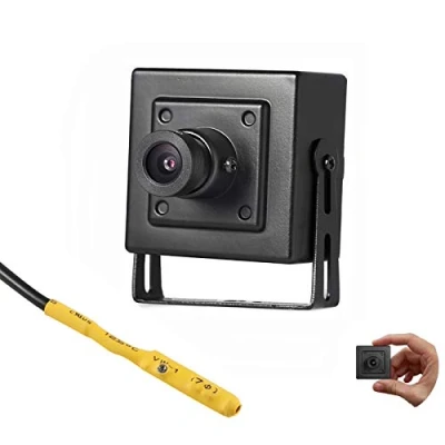 Abbildung von Mini POE IP Kamera mit Audio, Innen Sicherheit P2P Remote View 3MP HD CCTV Video überwachung H.265 H.264 (I706 P Audio Schwarz)