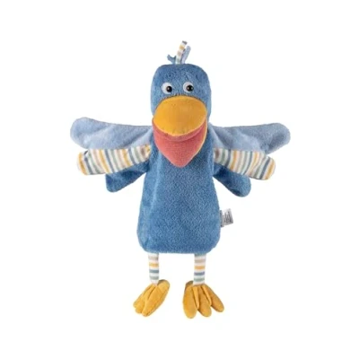 Abbildung von Sterntaler HAND Vogel Kuscheltier für Kinder, Größe: One Size, Saphirblau