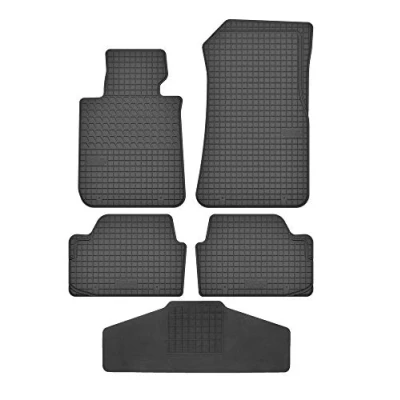 Abbildung von Fußmatten Vorne, Hinten + Tunnel Matte 5er Set für BMW X1 E84 2009 2015 Gummi Gumimatten