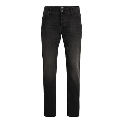 Abbildung von Jack &amp; Jones Jeans Slim Fit, Herren, Größe: 33x34, Black denim